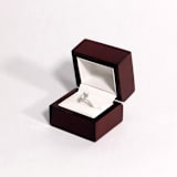 "Classic Rosewood Ring Box" - Ring Boxes in red by Soulmatebox