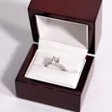 "Classic Rosewood Ring Box" - Ring Boxes in red by Soulmatebox