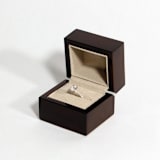 "Glossy Wood Ring Box" - Ring Boxes in brown by Soulmatebox
