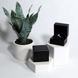 "Black Wood Ring Box" - Ring Boxes in black by Soulmatebox