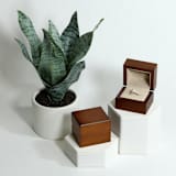 "Wood Ring Box" - Ring Boxes in brown by Soulmatebox