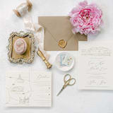 "Mauve Ring Box (Double Slot)" - Ring Boxes in pink by The Heirloom Ring Box