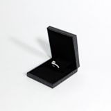 "Slim Gray Pocket Proposal Ring Box" - Ring Boxes in gray by Soulmatebox