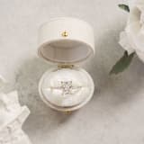 "Vintage Oval Ring Box - Ivory" - Ring Boxes in white by The Heirloom Ring Box