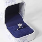 "Blue Toile Ring Box" - Ring Boxes in white by Soulmatebox
