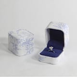 "Blue Toile Ring Box" - Ring Boxes in white by Soulmatebox