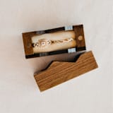 "Wood Ring Box Mountain Design" - Ring Boxes in brown by Jordan Perry
