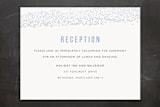 "Parchment" - Mitzvah Reception Cards in Sky by Bethany Anderson - Front