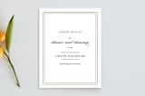 "Eloquence" - Mitzvah Reception Cards in Golden Rod by Kimberly FitzSimons - Front