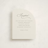 "Blessed Mitzvah" - Mitzvah Reception Cards in Onyx by Benita Crandall - Front