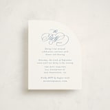 "Aristocratic" - Mitzvah Reception Cards in Sky by Creo Study - Front