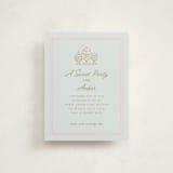 "Ooh La La" - Mitzvah Reception Cards in Menthe by mo kelley - Front