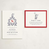 "NYC" - Mitzvah Reception Cards in NYC by mo kelley - With Invitation