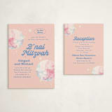 "To the Disco" - Mitzvah Reception Cards in Candy by Creo Study - With Invitation