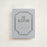 "the sign" - Mitzvah Reception Cards in Sky by Vera Lim - Front