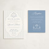 "Regency" - Mitzvah Reception Cards in Provincial by Jenna Holcomb - With Invitation