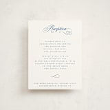 "Simply" - Mitzvah Reception Cards in Sea by Jenna Holcomb - Front