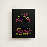 "Pop up" - Mitzvah Reception Cards in Candy-Glow by Inkblot Design - Front