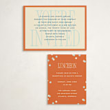 "Big Invite" - Mitzvah Reception Cards in Pepper by Robert and Stella - With Invitation