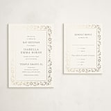 "Hanukkah Star" - Mitzvah RSVP Cards in Snow by Ana de Sousa - With Invitation