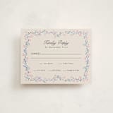 "Disco flower" - Mitzvah RSVP Cards in Peony by Pati Cascino - Front