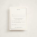 "Fringe Cascade" - Mitzvah RSVP Cards in Cloud by Robert and Stella - Front