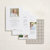 "Daisies" - Memorial Cards in Ink by Wildfield Paper Co - Back of Card Options