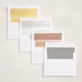 "Typographic Mix" - Memorial Cards in Snow by Michelle Taylor - Envelope Liners