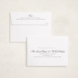 "With a flourish" - Memorial Cards in Salt by Lea Delaveris - FREE Recipient Addressing