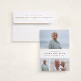"Quartzite" - Memorial Cards in Noir by Wildfield Paper Co - Card with Envelope