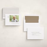 "Modern Star of David" - Memorial Cards in Golden by Alexandra Cohn - Assembled
