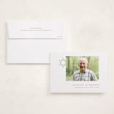 "Modern Star of David" - Memorial Cards in Golden by Alexandra Cohn - Card with Envelope