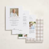 "Edgy" - Memorial Cards in Snow by Pixel and Hank - Back of Card Options
