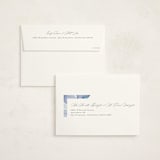 "Flow" - Memorial Cards in Lagoon by Creo Study - FREE Recipient Addressing