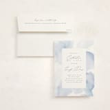 "Flow" - Memorial Cards in Lagoon by Creo Study - Card with Envelope