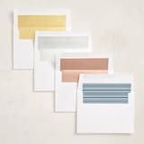 "minimalist" - Memorial Cards in Denim by Jennifer Postorino - Envelope Liners