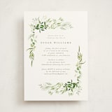 "Verdure" - Memorial Cards in Garden by Leah Bisch - Front