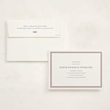 "Scholarly Spirit" - Memorial Cards in Crimson by Megan Davis - Card with Envelope
