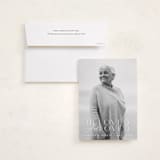 "Namesake" - Memorial Cards in Snow by Angela Thompson - Card with Envelope