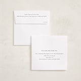 "In Line" - Memorial Cards in Noir by Tamara Hilje - FREE Recipient Addressing