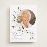 "Sweeping Vine" - Memorial Cards in Porcelain by Itsy Belle Studio - Front