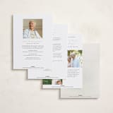 "Sweeping Vine" - Memorial Cards in Porcelain by Itsy Belle Studio - Back of Card Options