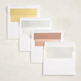 "Sweeping Vine" - Memorial Cards in Porcelain by Itsy Belle Studio - Envelope Liners