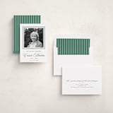 "Classic Love" - Memorial Cards in Sage by Alston Foster - Assembled