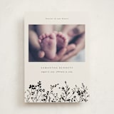 "botanical base" - Memorial Cards in Almond by Stephanie Hawkes - Front