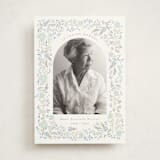 "Garden Memorial" - Memorial Cards in Bluebell by Hannah Williams - Front