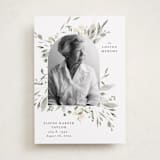 "Graceful Memory" - Memorial Cards in Dove by Nicoletta Savod - Front