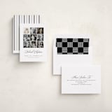 "A Lifetime" - Memorial Cards in Classic White by Cindy Reynolds - Assembled