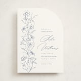 "Details" - Memorial Cards in Azure by Claudia Orengo - Front