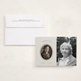 "Locket" - Memorial Cards in Cloud by Kelly Watkins - Card with Envelope